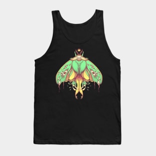 Green Luna Moth Art Tank Top